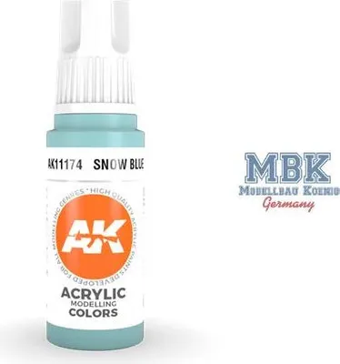 Produktbild von AK Interactive S.L. AK-11174 Snow Blue (3rd Generation)