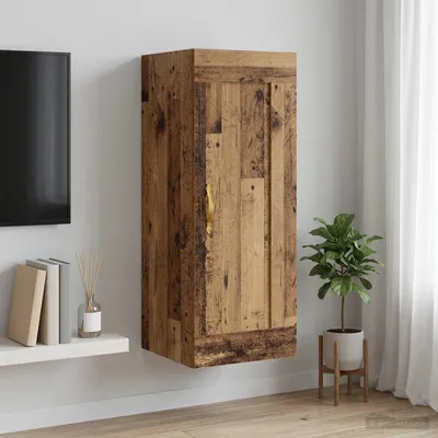 Obrázok produktu pre vidaXL Nástenná skrinka z regenerovaného dreva 34,5 x 34 x 90 cm materiál na báze dreva