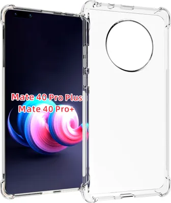 Image de Huawei Mate 40 Pro Case, Transparent Soft TPU Bumper, Shockproof Protective Case for Huawei Mate 40 Pro