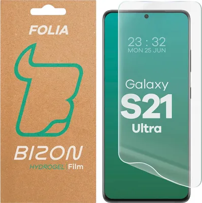 Produktbild von Hydrogel Folie für den Bildschirm für Galaxy S21 Ultra, Bizon Glass Hydrogel Front, 1 Stück