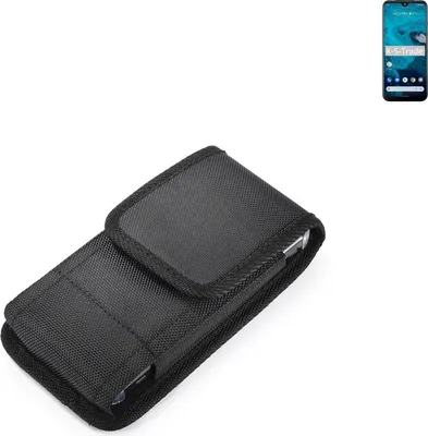 Produktbild von Holster Gürteltasche kompatibel mit Kyocera Android One S9 Holster Gürtel Tasche wasserabweisend Handy Hülle Schutz Hülle Outdoor schwarz