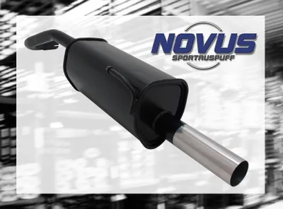 Produktbild von NOVUS SPORTAUSPUFF Gruppe N ESD 1x 60mm VW LUPO Typ 6X + SEAT AROSA 6H