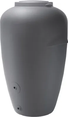 Produktbild von Regentonne Amphore BOLOGNA 440 Liter grau inkl. Hahn