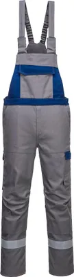 Image de Salopette bicolore Portwest FR07 Bizflame Ultra Gris L