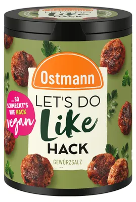 Produktbild von Ostmann Lets Do Like Hack Gewürzmischung vegane Fleischalternative 90g