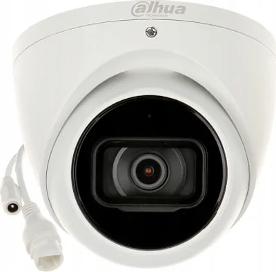 Zdjęcie produktu dla Dahua, kamera IP 5MP, PoE, szybkie wykrywanie ruchu, analiza IVS, rozdzielczość 2960x1668, zasięg podczerwieni 40 metrów, kolor biały