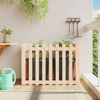 Image de Maison Exclusive - Potager surélevé design clôture à lattes 100x50x70 cm bois massif pin