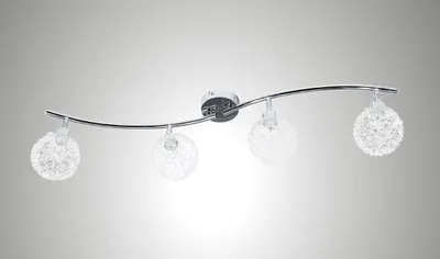 Produktbild von 4 flg. Deckenleuchte inkl. LED Leuchtmittel