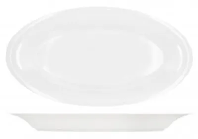 Immagine prodotto di H&H Vassoio ovale in melamina bianca dimensioni 57 x 30.5 x 5.5 cm