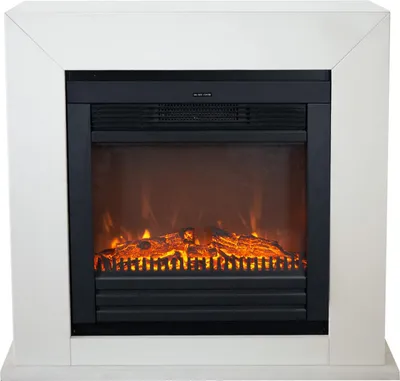 Image de Xaralyn cheminée électrique - Adra ELU-MDW - bois blanc - 1400 Watt chauffage - avec télécommande - cheminée encastrable inclus - cheminée décorative