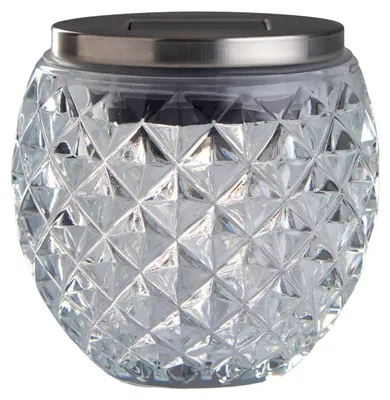 Obrázek produktu pro Kynast Garden Solární skleněná lucerna křišťálová 1 LED teplá bílá H 10cm