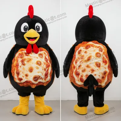 Produktbild von Ebony MASTICOT Feder-Mascot: Cartoon-Huhn Parmesan