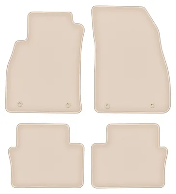 Produktbild von DURBAN Beige Velours-Fußmatten-Set für Chevrolet Malibu V Kombi, Liftback, Limousine (2011-2015)