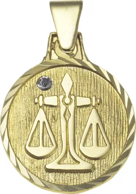 Produktbild von F Anhänger Sternzeichen Waage 333/- Gelbgold