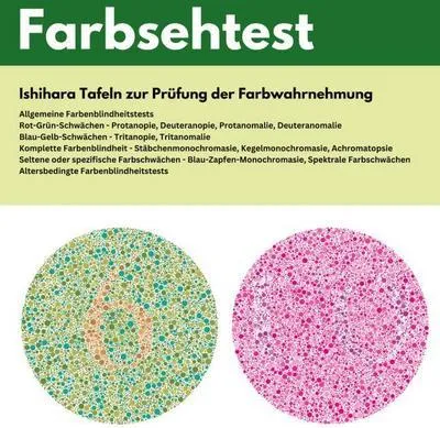 Produktbild von Farbsehtest