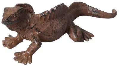 Produktbild von Esschert Design Eidechse 3D aus antik-rostbraunem Gusseisen; TT51