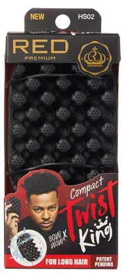 Productafbeelding van Haarborstel voor afrokrullen, mini, wasbaar, voor krullend haar