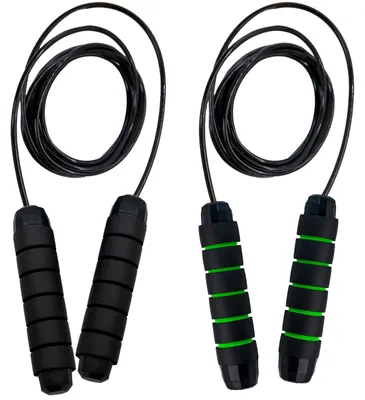 Productafbeelding van Springtouw Verstelbaar - Springtouw Volwassenen - Springtouw Kinderen - Springtouw met Teller - Springtouw 5 Meter - Ideaal voor Thuis Gym - Springtouwset