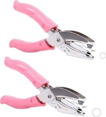 Produktbild von Famanu Handstanze Metall mit weichem Griff - 2 Stück