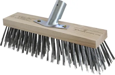 Produktbild von Nespoli Stahldrahtbesen 30 cm mit Metallstielhalter 28 mm
