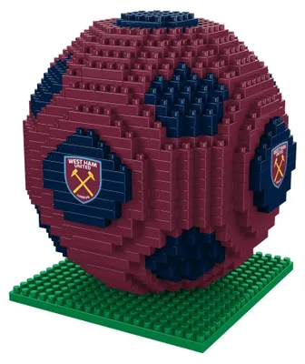 Immagine prodotto di FOCO. Prodotto con licenza ufficiale. Set di costruzione 3D a forma di pallone da calcio, marca BRXLZ. Disponibile in diverse varianti