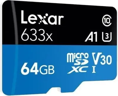 Image de LEXAR Carte microSD Blue Series UHS-I 633x 64Go V30