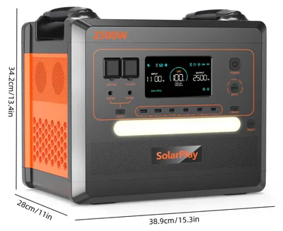 Produktbild von Solargenerator – Tragbarer Stromgenerator – Powerstation – Notstromaggregat – 2500W Leistung