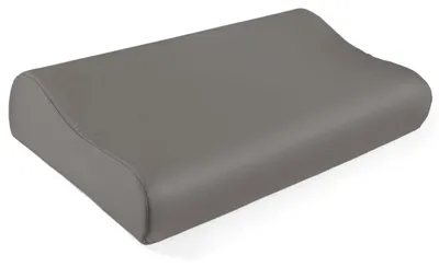 Zdjęcie produktu dla Poszewka na poduszkę z jedwabiu morwowego, 19 momme, do poduszek pod głowę, ciemnoszara, wymiary 50x30x10/7 cm