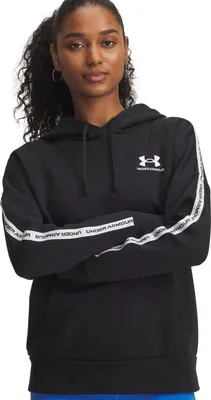 Produktbild von Under Armour Icon Fleece Taped Hdy - black, Größe:M