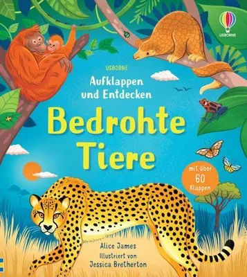 Obrázek produktu pro Aufklappen und Entdecken: Bedrohte Tiere