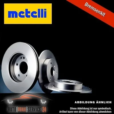 Produktbild von Bremsscheibe Metelli 23-1268C für Bmw Vorderachse