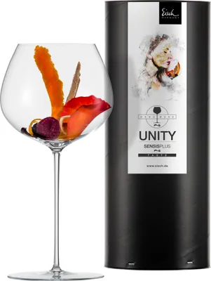 Immagine prodotto di Eisch Vorteilset 2 Stück Burgunderglas 522/1 in Geschenkröhre UNITY SENSISPLUS 25222010 und Geschenk + Spende