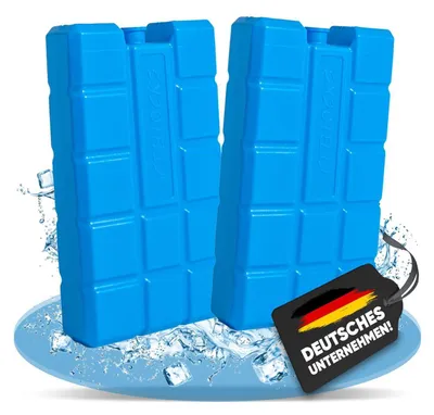 Produktbild von 2 Stück NEMT 400 ml Kühlakkus Kühlelemente für Kühltasche oder Kühlbox bis 20 h