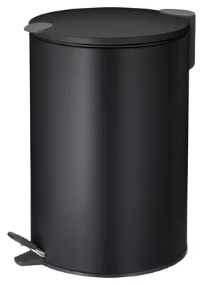 Produktbild von Kela Treteimer Abfalleimer schwarz 12 Liter mit Deckel und Pedal