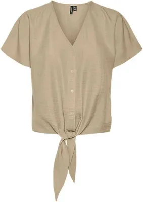 Produktbild von Vero Moda Melony Kurzarm-bluse Beige XS Damen Beige XS