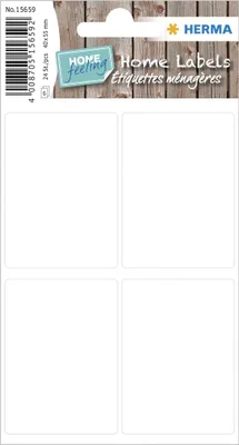 Produktbild von HERMA 15659 HOME Etiketten weiss 40x55 mm 24 Stück
