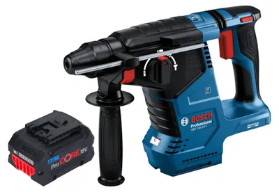 Zdjęcie produktu dla Akumulatorowy młot udarowo-obrotowy Bosch GBH 18V-24 C Professional 18 V 2,4 J bezszczotkowy SDS plus + 1x akumulator ProCORE 8,0 Ah - bez ładowarki