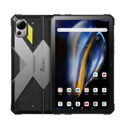 Image de Tablette Android | Fossibot DT2 | Écran 2K 10.4", 12Go+256Go, Batterie 22000mAh, Android 13 - Gris