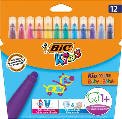 Produktbild von BIC 9020801, Mehrfarbig, 19 mm, 18,6 mm, 12 Stück(e)