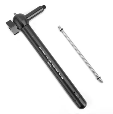 Produktbild von Fahrrad-Heckhaken-Kalibrierungswerkzeuge, Schaltauge-Ausrichtungslehre für Mountainbike, Schwarz