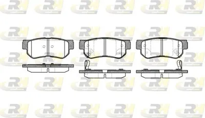 Produktbild von ROADHOUSE Bremsbeläge Satz Hinten Bremsklötze für HYUNDAI GETZ (TB) 2746.02