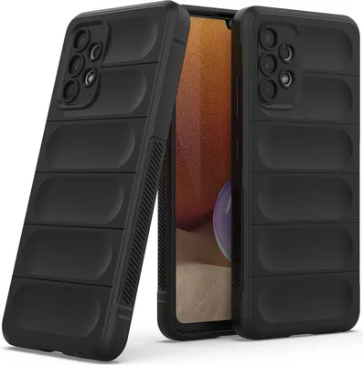 Produktbild von Samsung A32 4G Hülle, Weich TPU Silikon Stossfest Anti-rutsch Schutzhülle für Samsung Galaxy A32 4G Schwarz