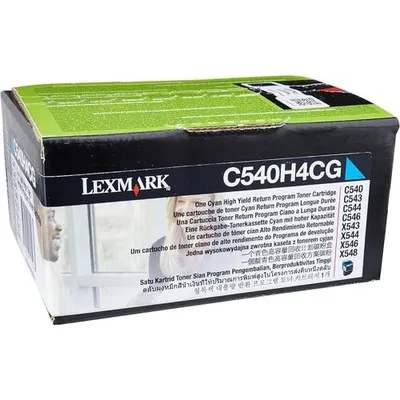 Obrázek produktu pro Lexmark C540H4CG, 2000 str., Azurová, 1 kusů