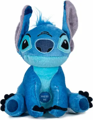 Produktbild von Play By Play Disney Stitch Teddy Mit Sound 10 Cm Blau  Blau One Size