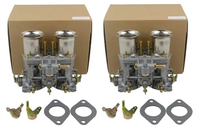 Productafbeelding van 2x Carburateur Carburatore+ Luchthoorn Compatibel met 40IDF