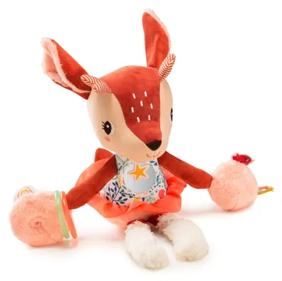 Image de Lilliputiens - Peluche d'activité lapin Stella - Jouet sensoriel pour bébé dès 9 mois - Développe les sens et la motricité