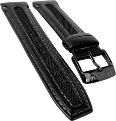 Produktbild von Festina Chronograph Uhrenarmband 23mm Leder/Textil schwarz | F20351/3