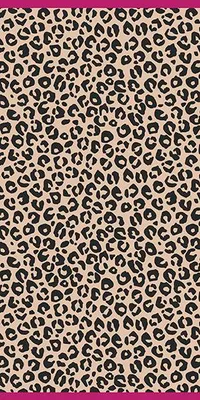 Produktbild von Cawö Strandtuch Beach Farbe natural/Leo Größe 90x180
