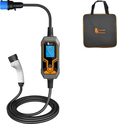 Obrázek produktu pro Přenosná nabíječka pro elektromobily, rychlé nabíjení, vylepšené bezpečnostní prvky, 7KW 5M bez adaptéru, TYPE2
