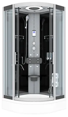Produktbild von Duschkabine Dusche D58-53T0 Komplettdusche Fertigdusche 90x90 cm